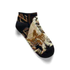 kotpopのOwl and knowledge Ankle Socks