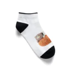 kumamia（くまみあ）のくまの３兄弟（カニ爪フライ） Ankle Socks