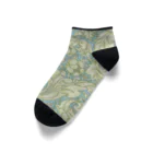 かえる商店のBachelor's Button by William Morris Ankle Socks