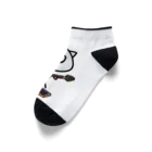 ねむねこのねむねこフライングV ボード有 Ankle Socks