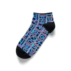 LalaHangeulの螺鈿細工風　ハングルデザイン Ankle Socks