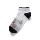 こっとうのぽっちゃりねこ(靴下) Ankle Socks