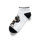 Shih Tzu Fanのシーズー（黒／白） Ankle Socks