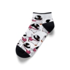 ヤママユ(ヤママユ・ペンギイナ)のあっちへこっちへプピゴン Ankle Socks