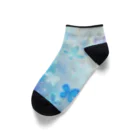 ヤママユ(ヤママユ・ペンギイナ)の青い蝶は夢のうたかた。ー鏡うつしー Ankle Socks