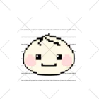 スマイルスタイルのドット絵風 肉まんちゃん くるぶしソックス