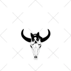 コチ(ボストンテリア)の小物用:ボストンテリア(牛の頭蓋骨)[v2.8k] くるぶしソックス