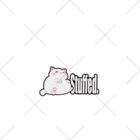 TMJ worksのぐうたら白猫。stuffed. くるぶしソックス