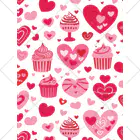 オンラインショップイエローリーフのハート　ピンク　赤　可愛い　ケーキ くるぶしソックス