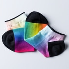 のゆきのしゃしーんの多摩川の石 Ankle Socks