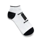 Ａ’ｚｗｏｒｋＳのハコクマ（黒） Ankle Socks