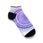 💖宇宙整体♪🌈♪こころからだチャンネル♪💖のcosmicmeditation violet Ankle Socks