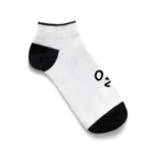 らんらんにこにこ団のおおなまえ　おおさわさん Ankle Socks