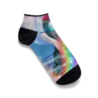 💖宇宙整体♪🌈♪こころからだチャンネル♪💖のuniversalPrincess healing rainbow Ankle Socks