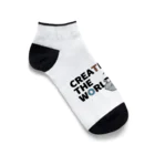 mocchi’s workshopのCREATE THE WORLD Ankle Socks