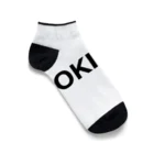 TOKIDOKIARTshopのTOKIDOKIロゴ Ankle Socks