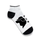 FUGA330445のフラットコーテッドレトリーバー　キャップ Ankle Socks