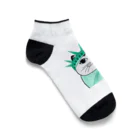 Lovecatfashionの自由のモチ猫ちゃん Ankle Socks