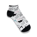 Krimgenのle chat (blanc) Ankle Socks