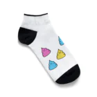 愛とうんちとサイダーとのうんこちゃんズ Ankle Socks