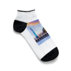 どうぶつの森のアメリカの街風グッズ Ankle Socks