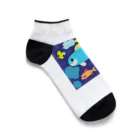 魚大好きマンの海の世界 Ankle Socks