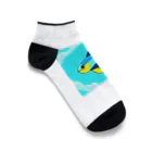 魚大好きマンの空飛ぶ魚 Ankle Socks