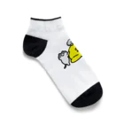 _zombieの猫とぴよたそ Ankle Socks