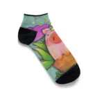 デザインハウスピリカのHAPPY CUTE PIGLET Ankle Socks