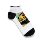 なすびん屋の鉄道マニアくん Ankle Socks