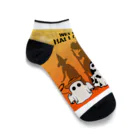 Bad Daddy at SUZURI のハロウィン 魔女シルエット Ankle Socks