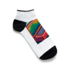 yorozuya4628のドットエンジニア ミニフィグ Ankle Socks