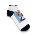 pixel-martのラビちゃん Ankle Socks