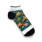 sagimoriのカエルアート Ankle Socks