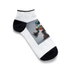 summerのショップのかっこいいロボットのイラストグッズ Ankle Socks