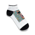 Líng〜凌〜のメガネ猫★ Ankle Socks