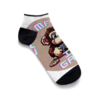 朱音琴音のドット絵のゲーム中のチンパンジー Ankle Socks