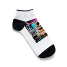 aoking_の近未来猫2 Ankle Socks