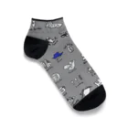 M.L.Merの山用品リスト！？グレー Ankle Socks