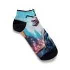 𝔔𝔘𝔒ℜℑ𝔄のCyberpunk giraffe Ankle Socks