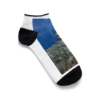 Makoto_Kawano Designの笑うトカゲ Ankle Socks