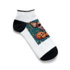 チワワ愛好家ショップの仮装の魔法✨ハロウィンの主役はチワワ Ankle Socks