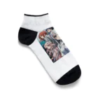 もふもふの美少女リーダーグッズ Ankle Socks