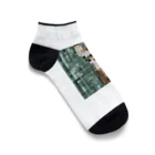 kindonesiaのドット絵のヒマラヤンキャット Ankle Socks