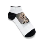 つぶらな瞳の子犬グッズ屋さんのつぶらな瞳の可愛い子犬② Ankle Socks