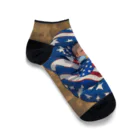 GereroのキャモンベイビーUSA Ankle Socks