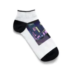 Chill_dreamのサイバーパンク風イラスト Ankle Socks