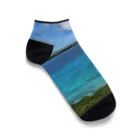 瑞鶴さん🐱のどこまでもブルー Ankle Socks