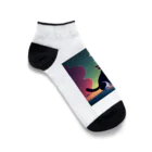 那須モバイル店のビジュアルな猫 Ankle Socks