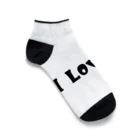 ほしいるかのI Love プードル Ankle Socks